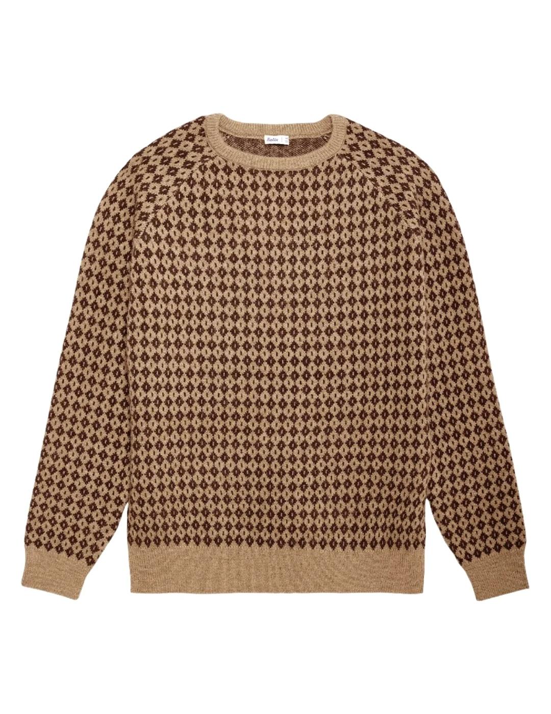 Jersey Katin Check Rain marrón de hombre