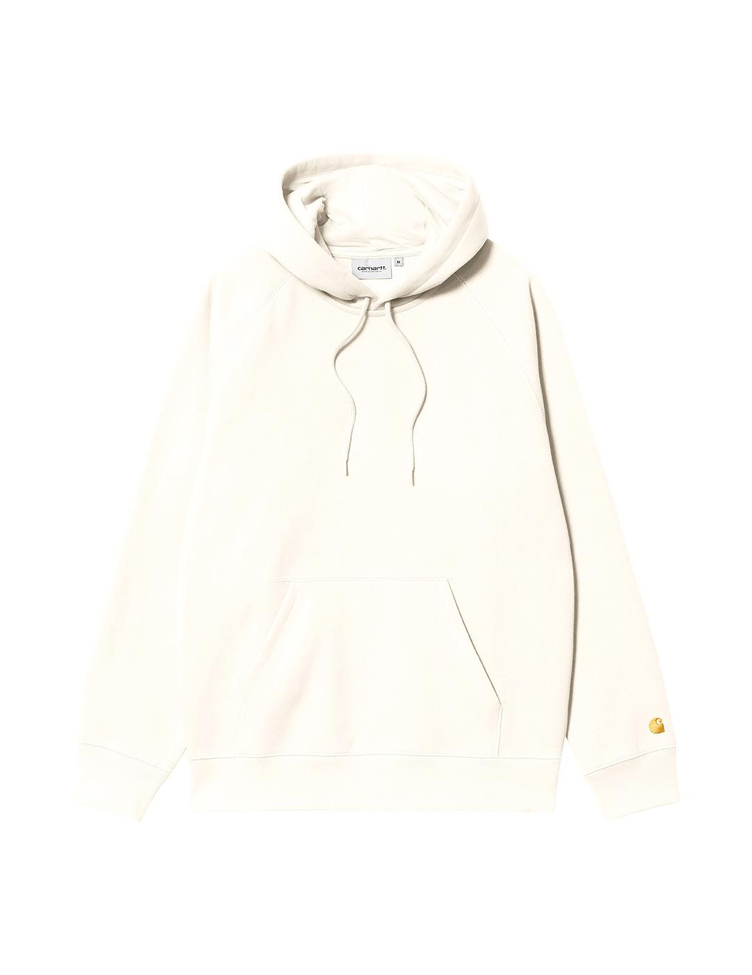 Sudadera Carhartt Wip Hooded Chase Sweat blanca de hombre
