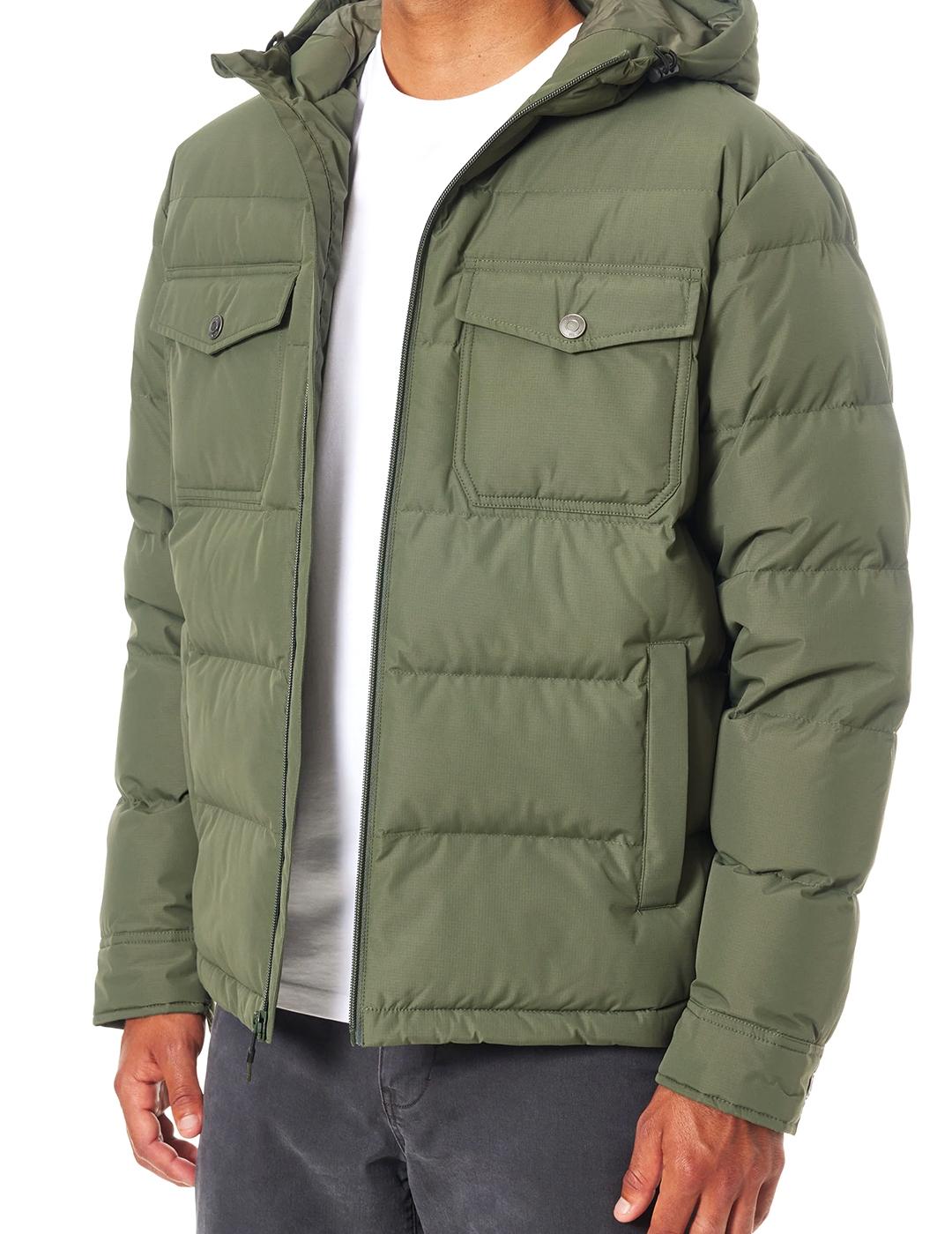 Plumifero Katin OTG Summit Hooded Down verde de hombre