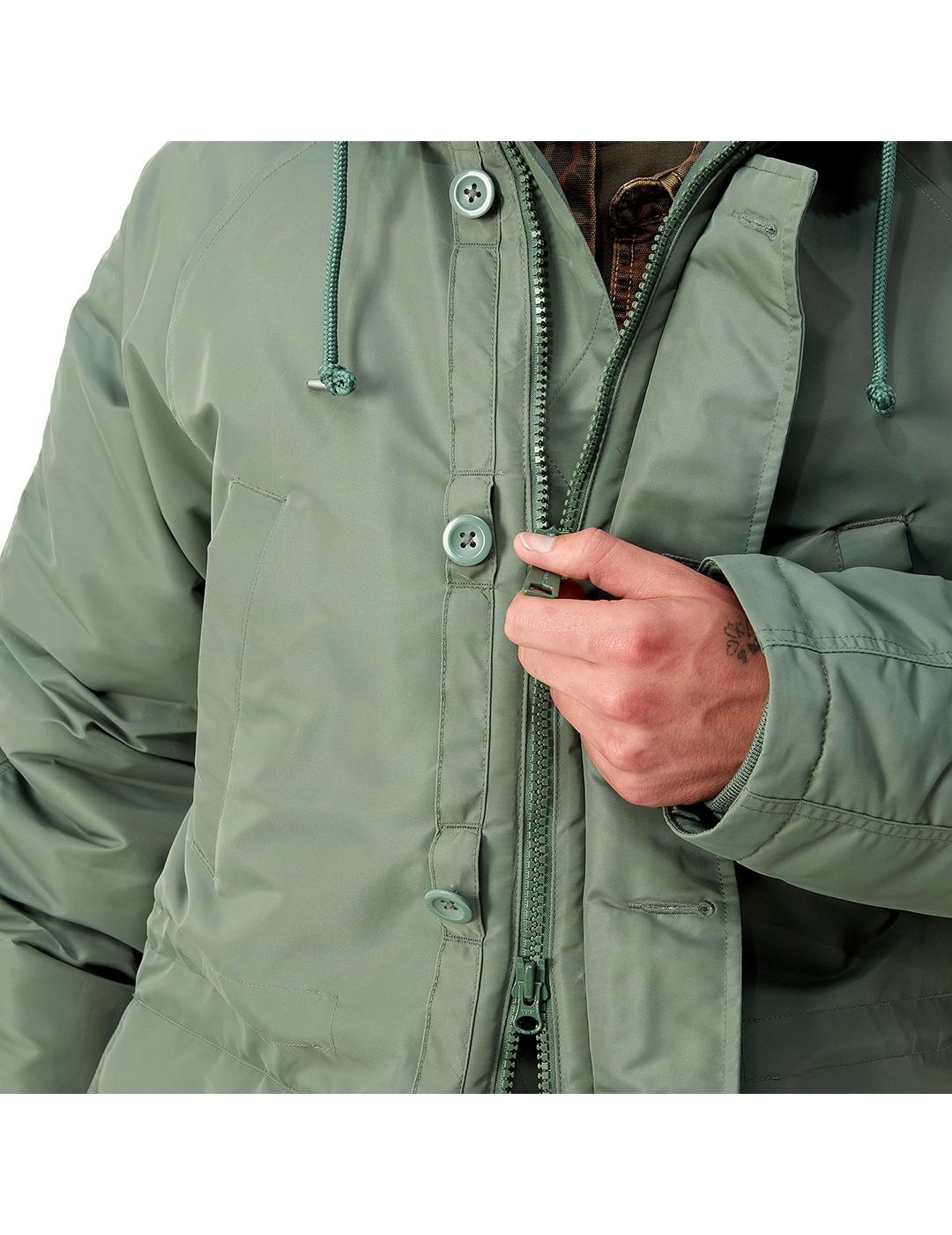 Parka Carhartt Wip HD Olten verde de hombre