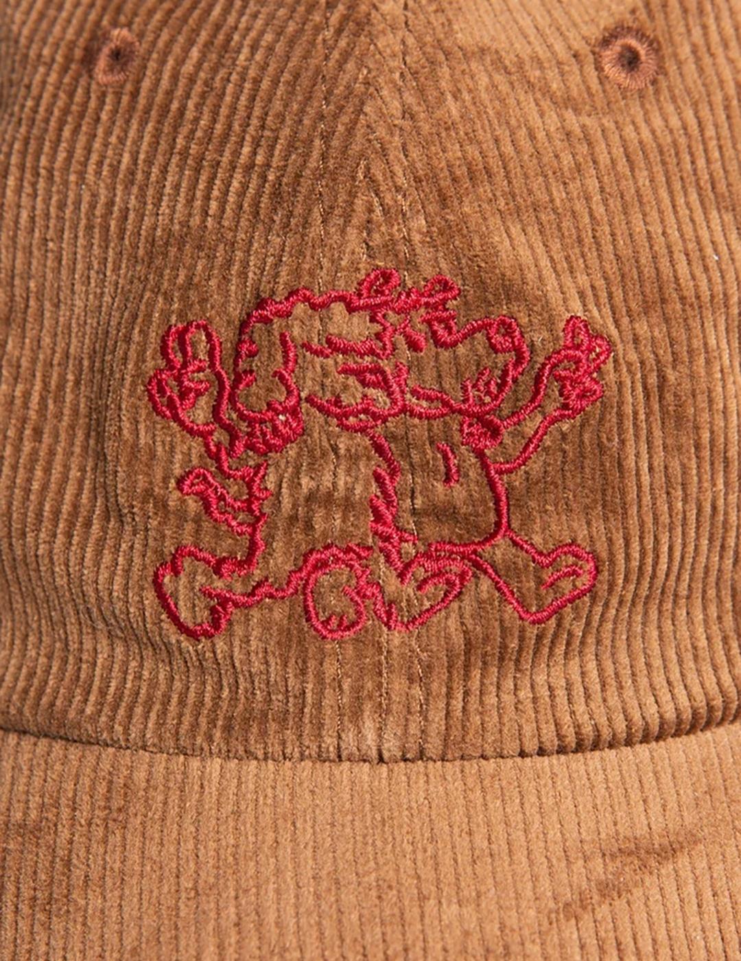 Gorra Edmmond Bubble pana marrón de hombre