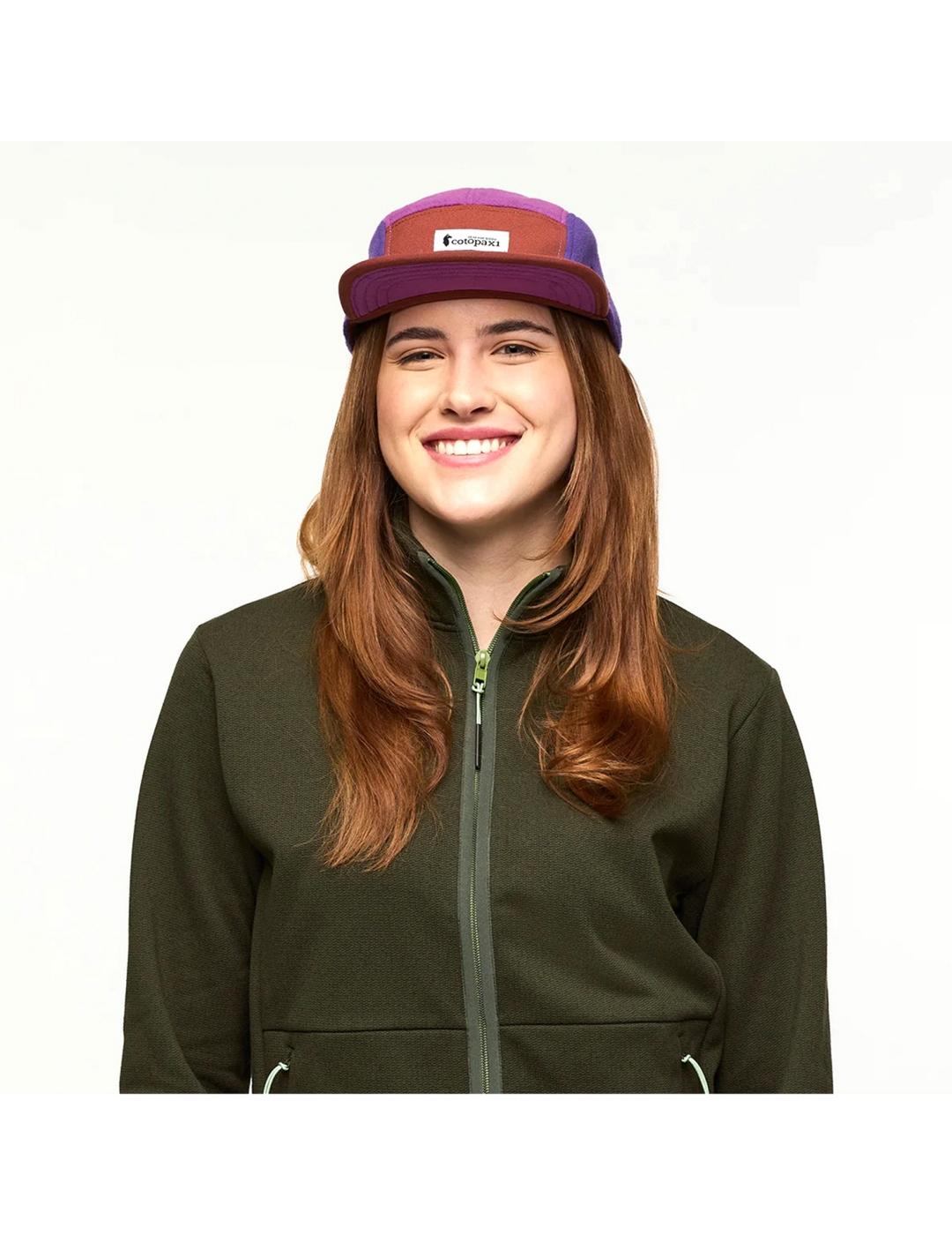 Gorra Cotopaxi polar de 5 paneles malva de mujer y hombre