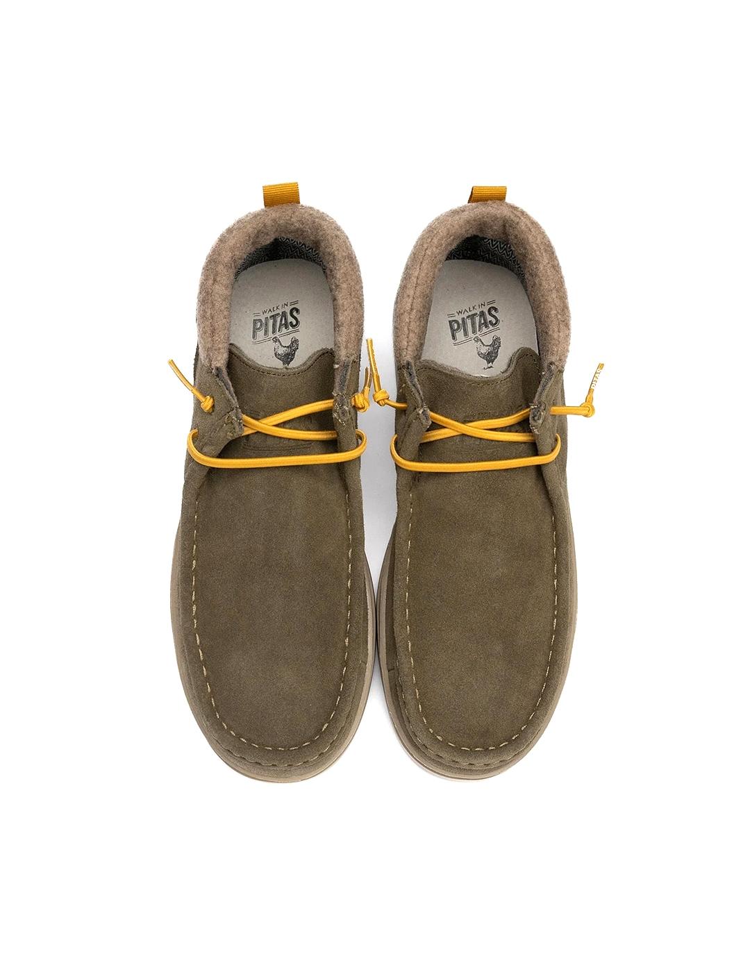 Botas Walk In Pitas Garda waterproof kaki de mujer