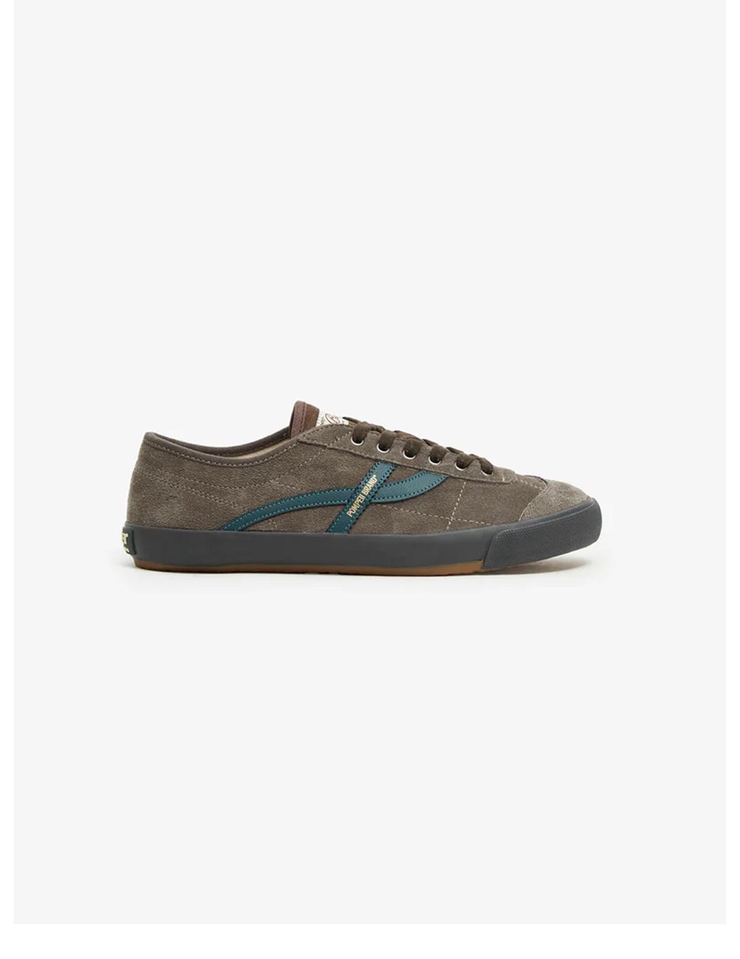 Zapatillas Pompeii Bell Suede gris oscuro de hombre