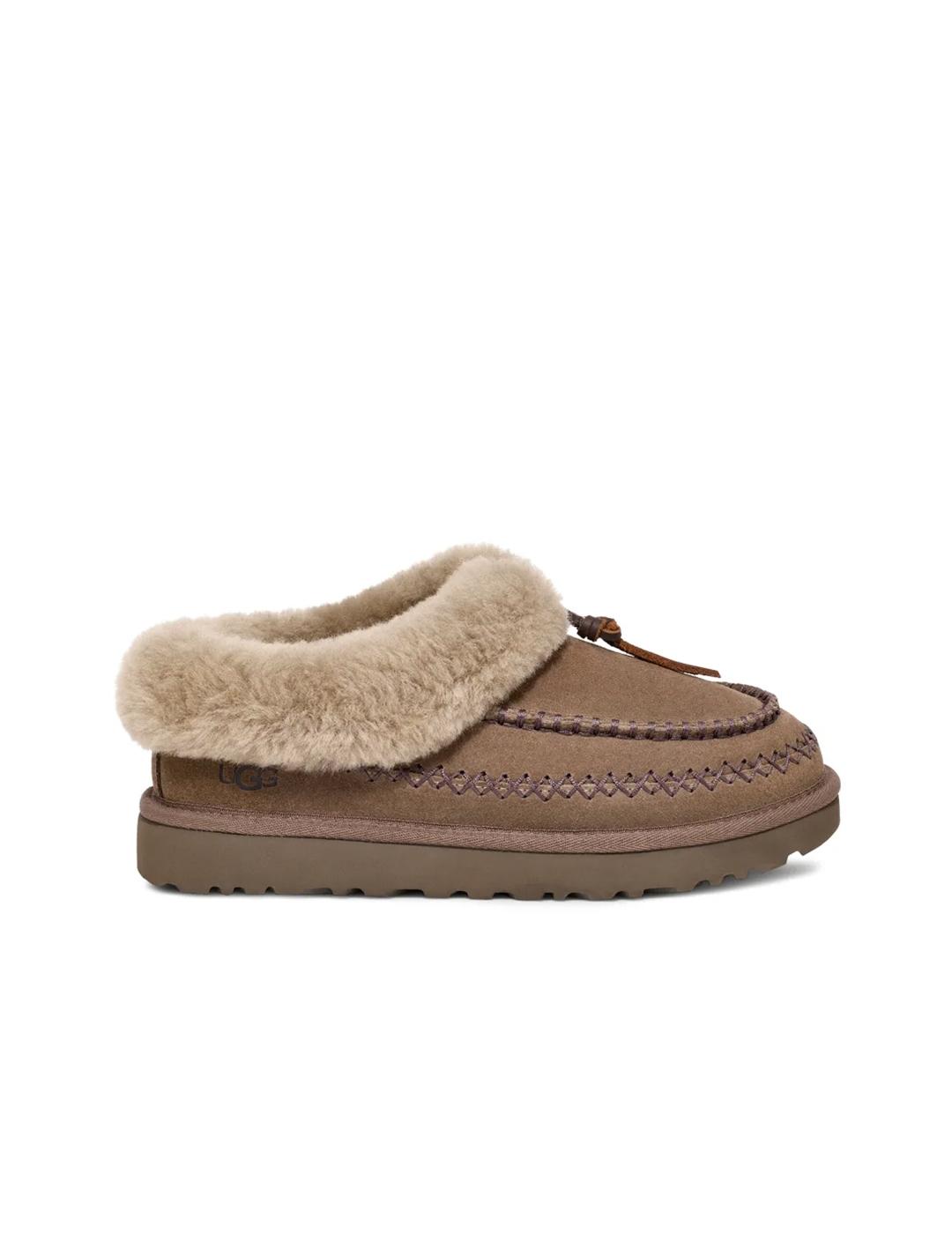 Zuecos UGG Tasman Alpine gris oscuro de mujer