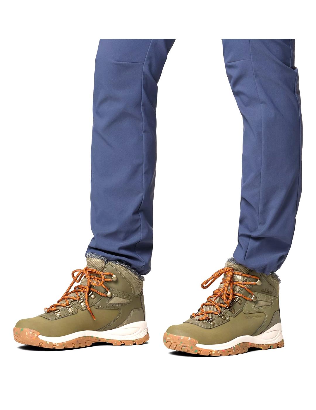 Botas Columbia Newton Ridge Wtpf Omni-Heat II verde de mujer