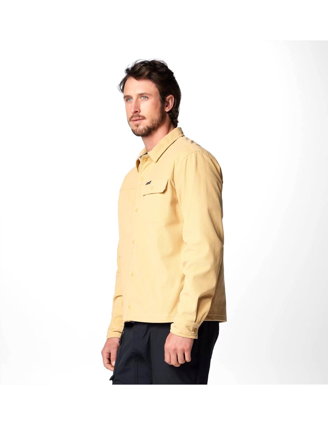 Camisa Columbia Flare Gun camel pana de hombre