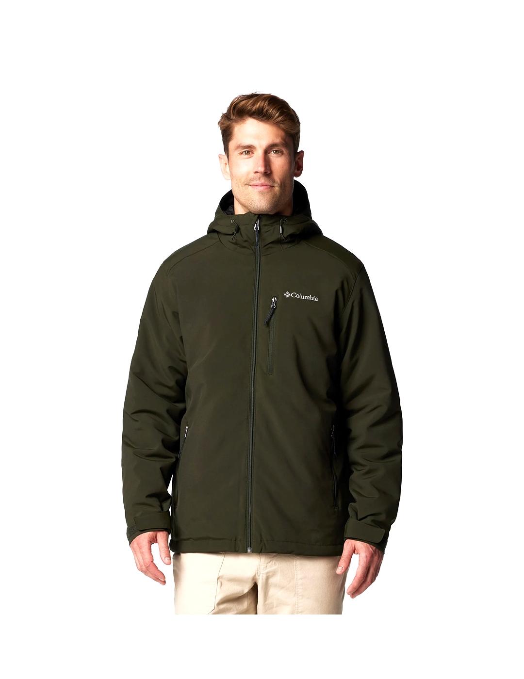 Chaqueta Columbia Gate Racer II softshell verde de hombre