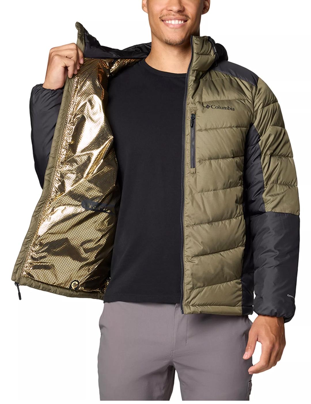 Chaqueta Columbia Labyrinth Loop camel negra de hombre