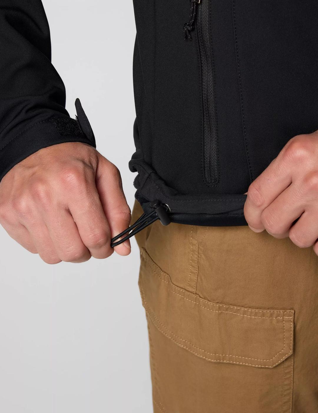 Chaqueta Columbia Cascade Ridge III Sofshell negra de hombre