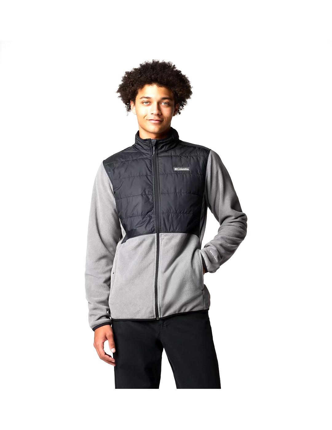 Forro Polar Columbia Basin Butte Full Zip gris de hombre