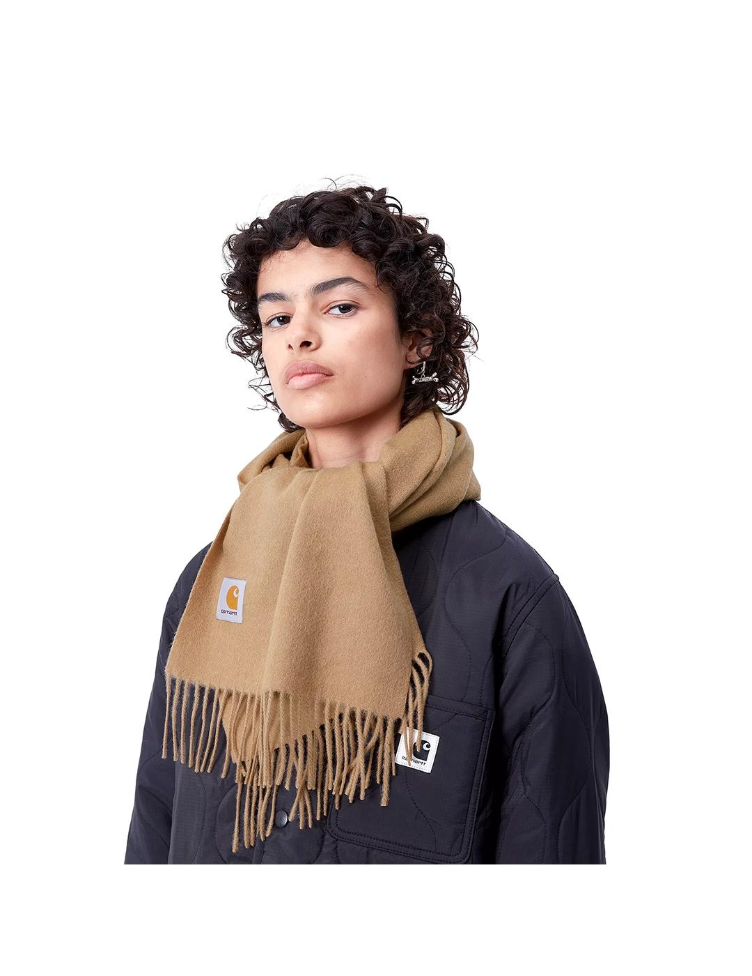 Bufanda Carhartt Wip Clan camel de hombre y mujer