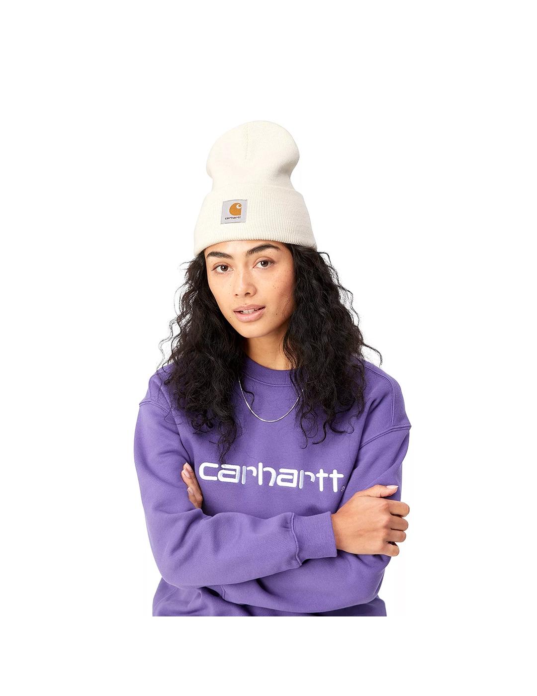 Gorro Carhartt Wip Acrylic Watch blanco de hombre y mujer