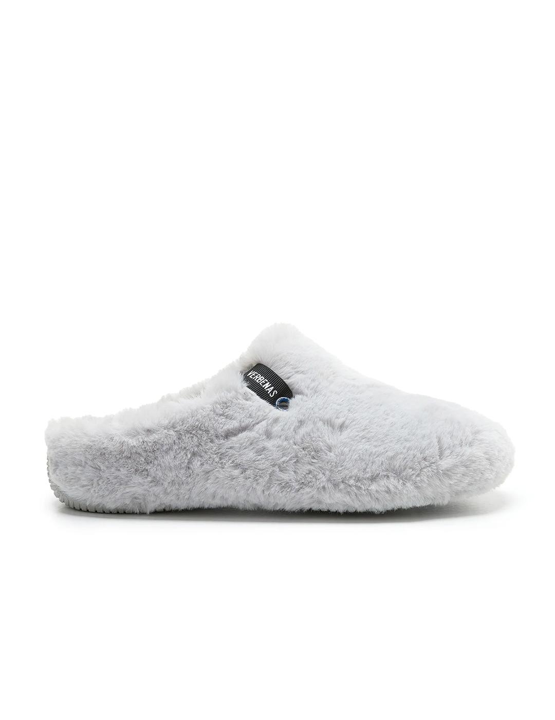 Zapatillas de casa Verbenas York Groseto gris claro de mujer