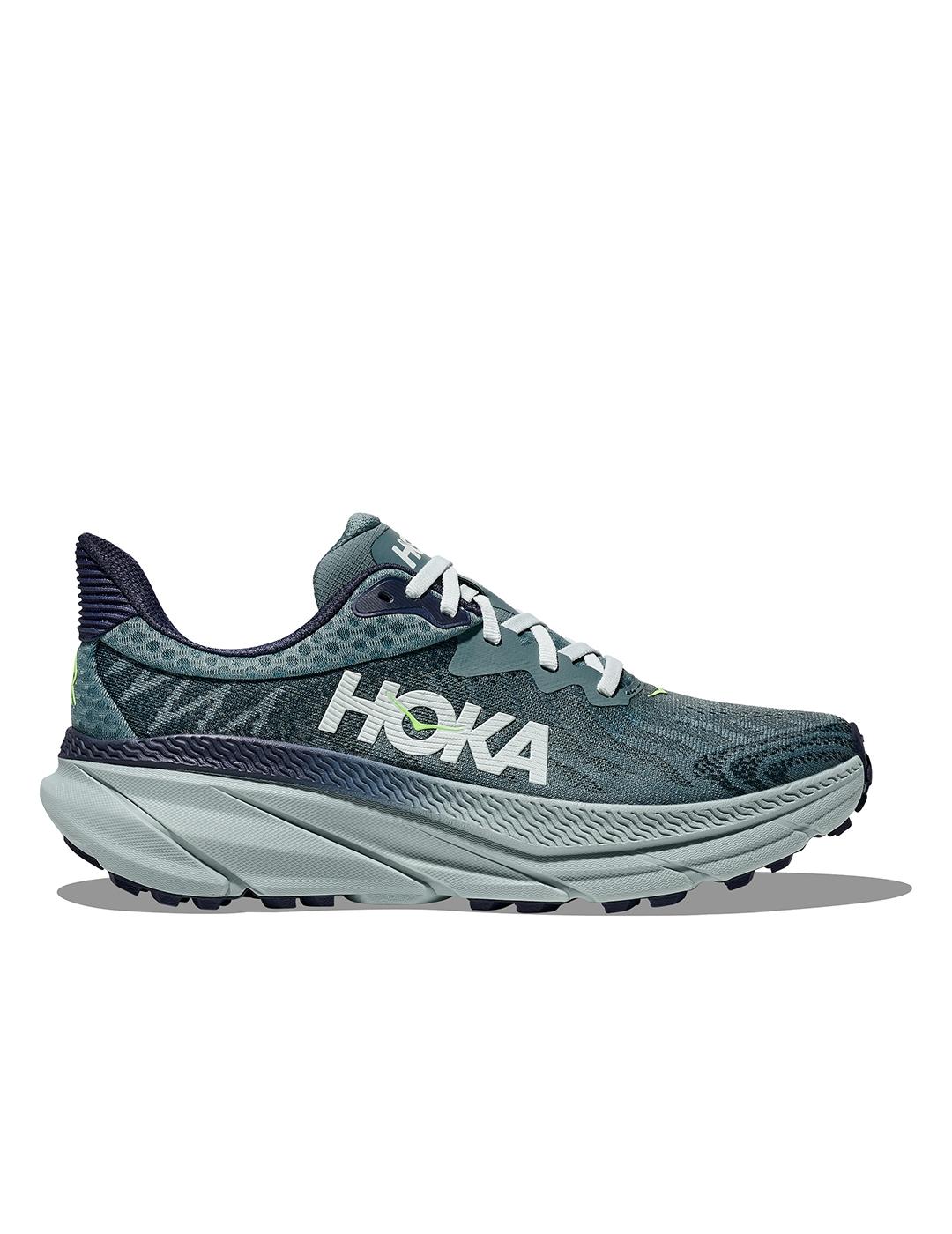 Zapatillas Hoka Challenger 7 verde oscuro de hombre