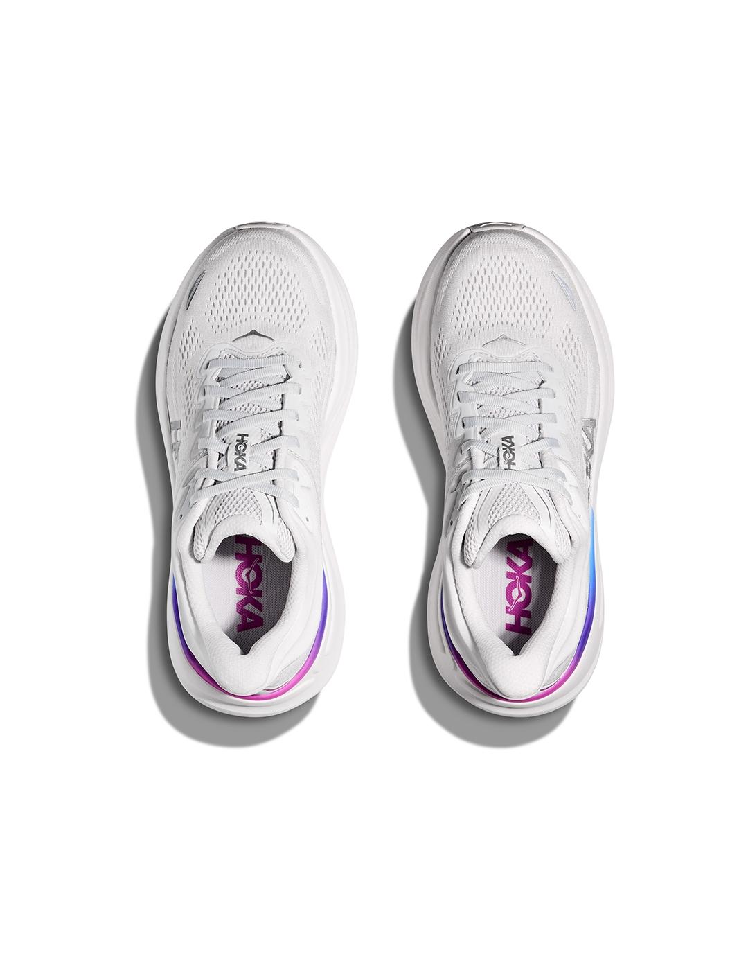 Zapatillas Hoka Bondi 9 gris claro de mujer