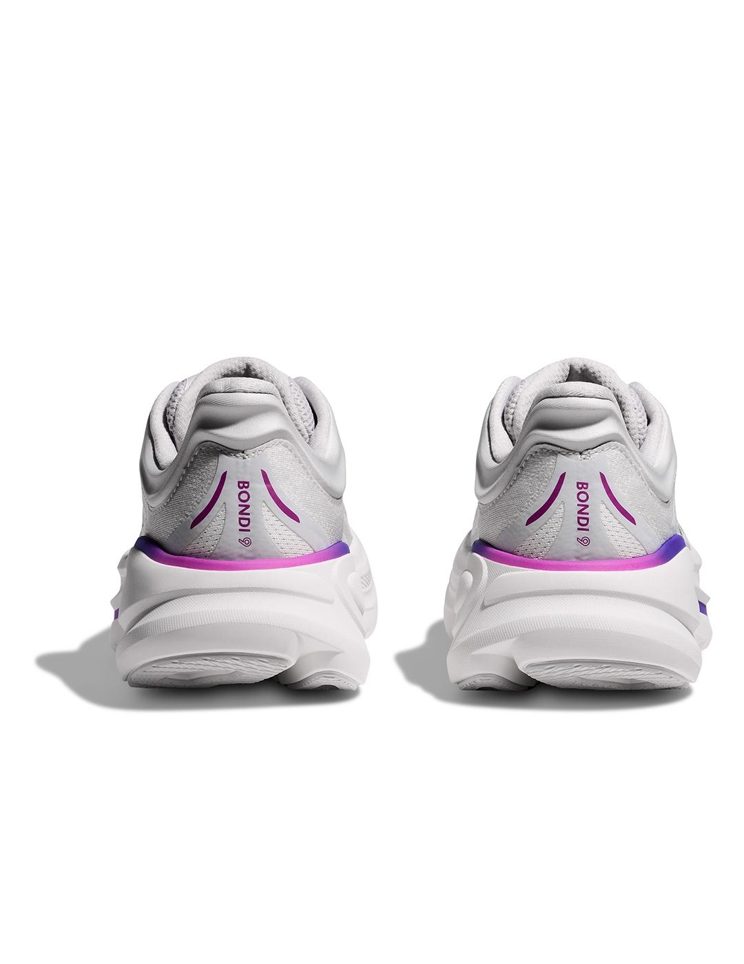 Zapatillas Hoka Bondi 9 gris claro de mujer