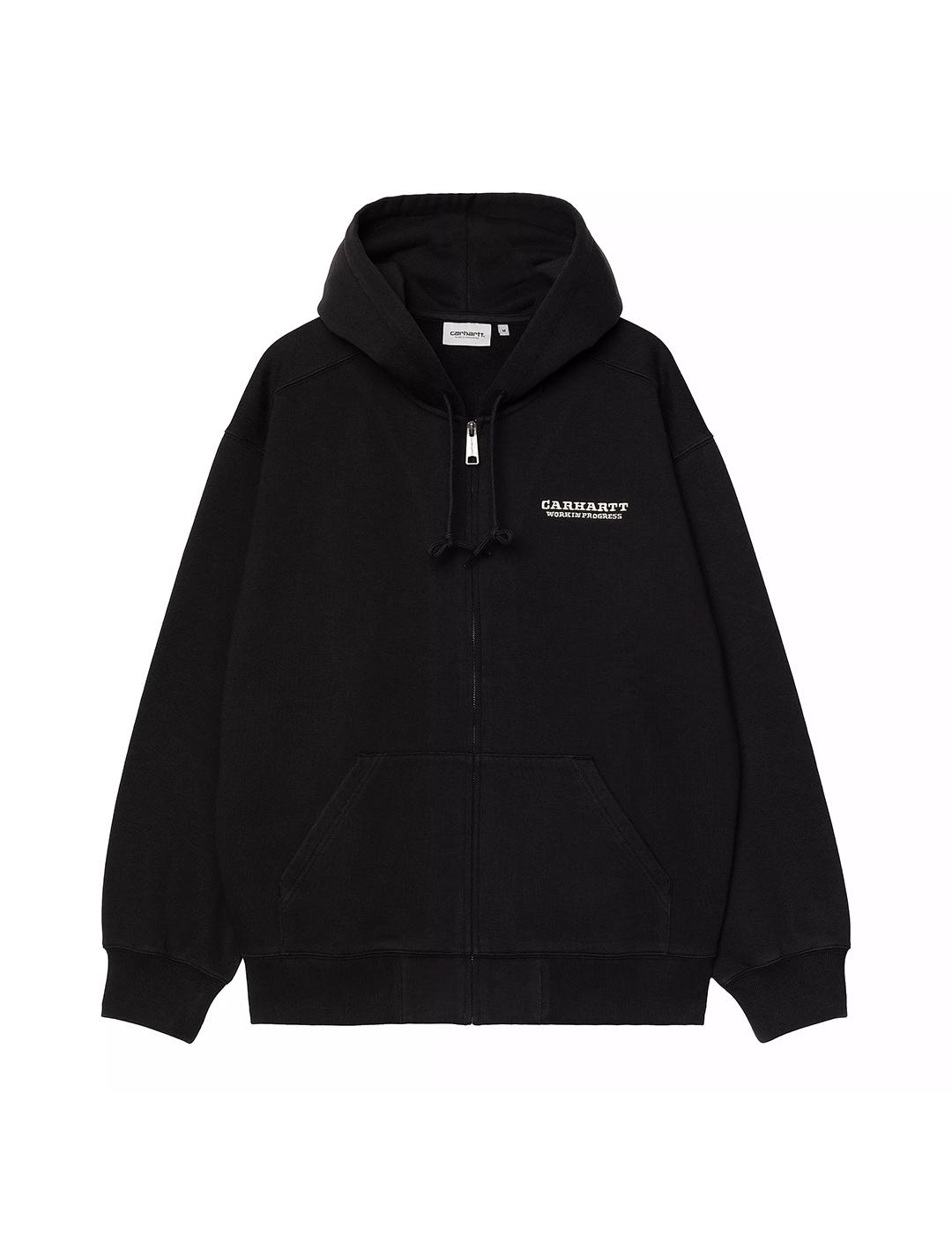 Sudadera Carhartt Wip Hooded Runaway negra de hombre