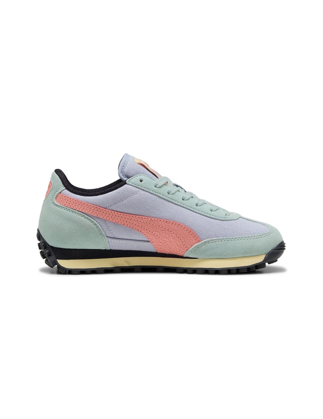 Zapatillas Puma Easy Rider Weathered celeste rosa de mujer