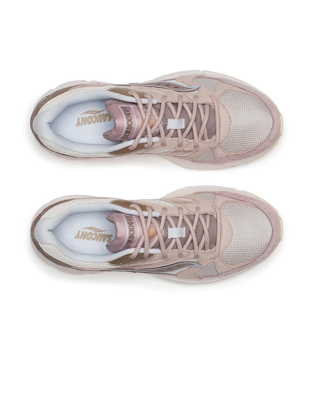 Zapatillas Saucony Ride Millennium rosas de mujer