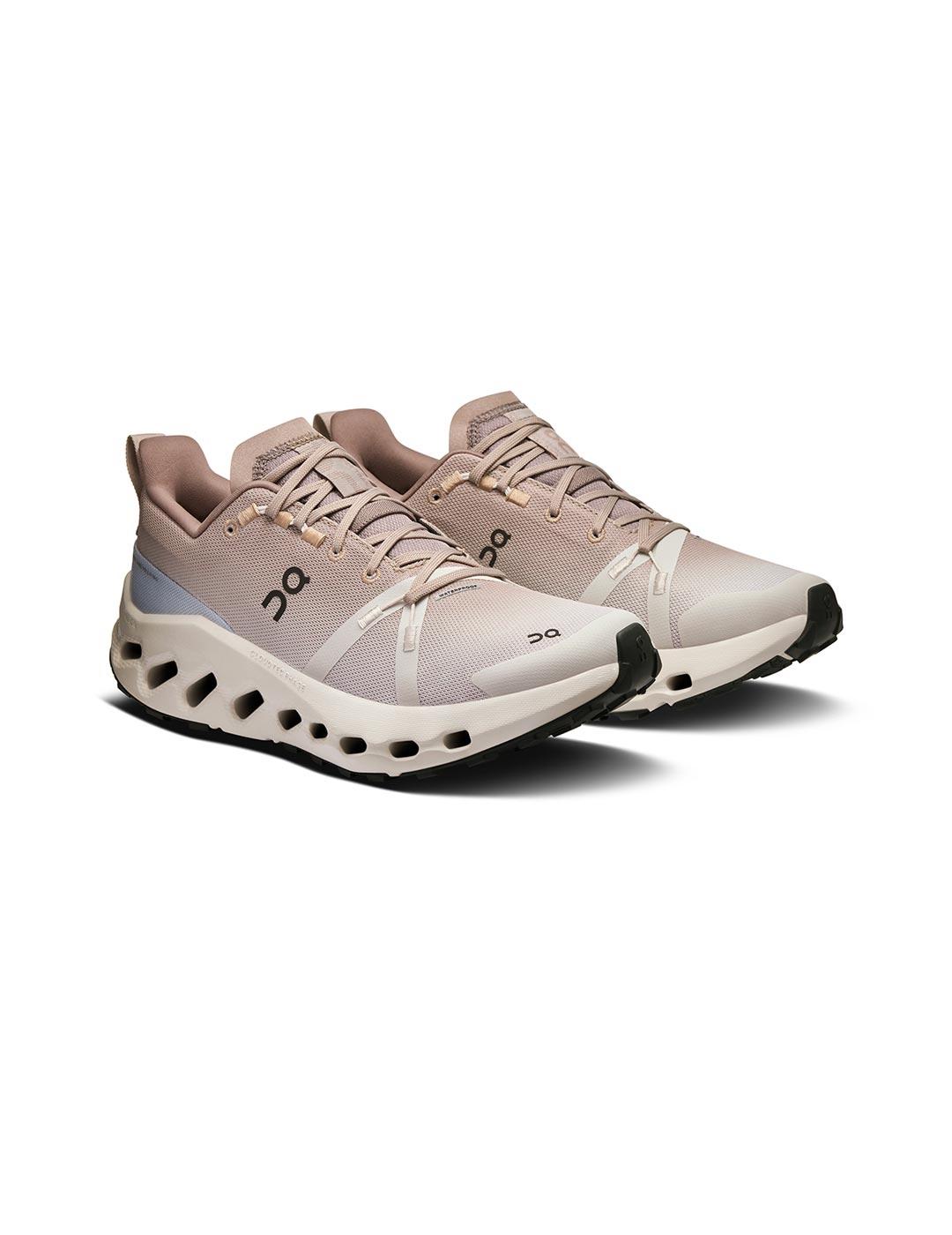 Zapatillas On Running Cloudsurfer Trail waterproof beige muj