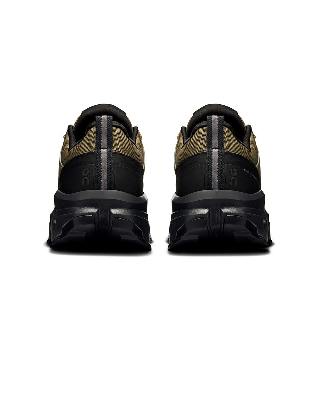 Zapatillas On Running Cloudrock Low waterproof verde hombre