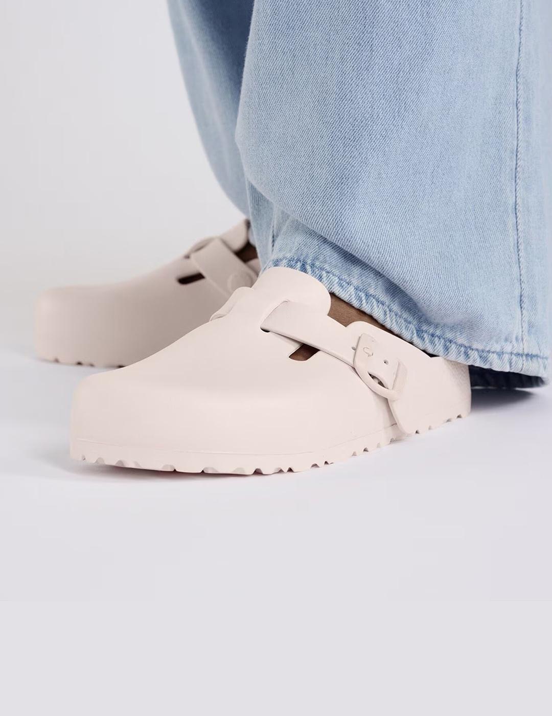 Zuecos Birkenstock Boston Eva rosas de mujer