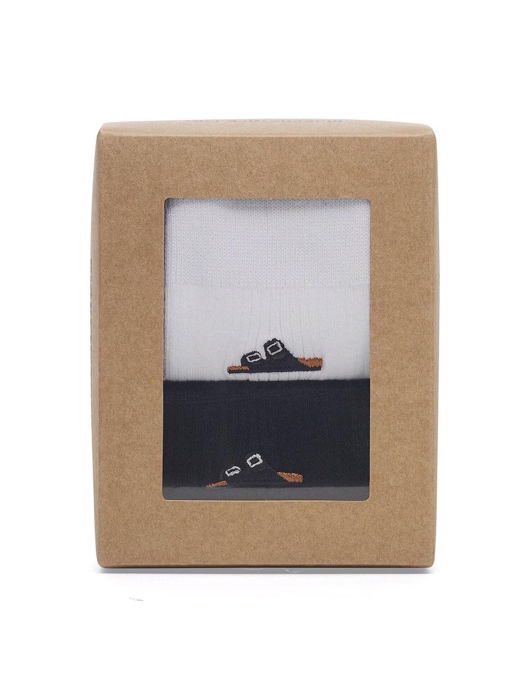 Calcetines Birkenstock Pack 2 blanco negro unisex