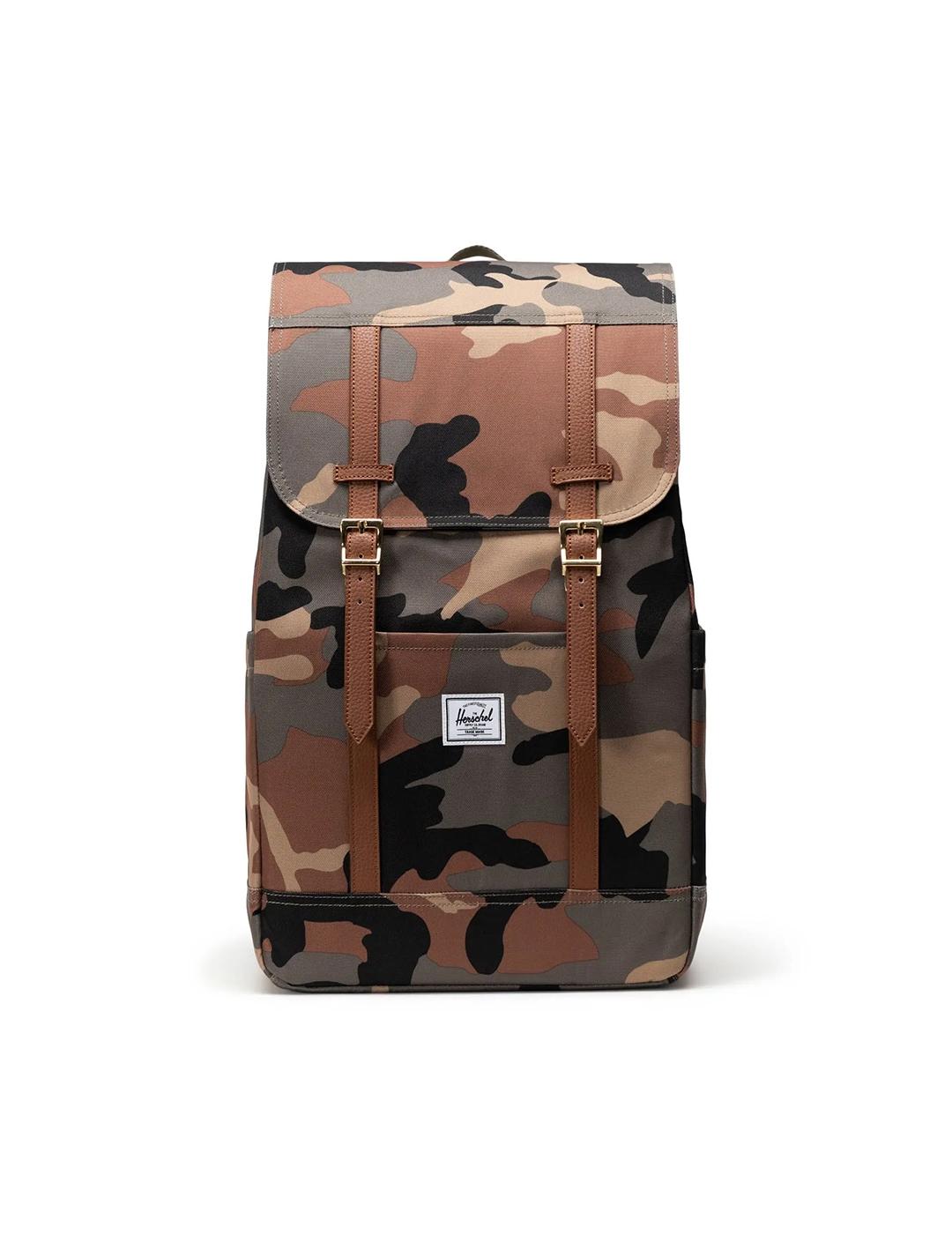 Mochila Herschel Retreat Backpack camuflaje de mujer y hombr