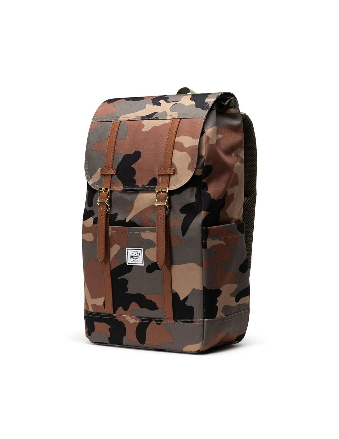 Mochila Herschel Retreat Backpack camuflaje de mujer y hombr