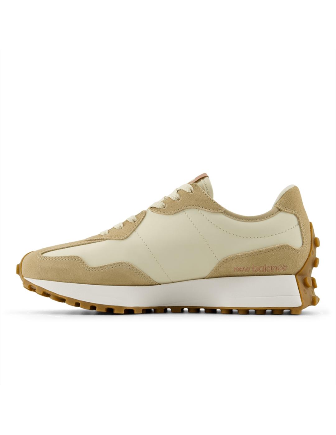 Zapatillas New Balance WS327NKA beige de mujer