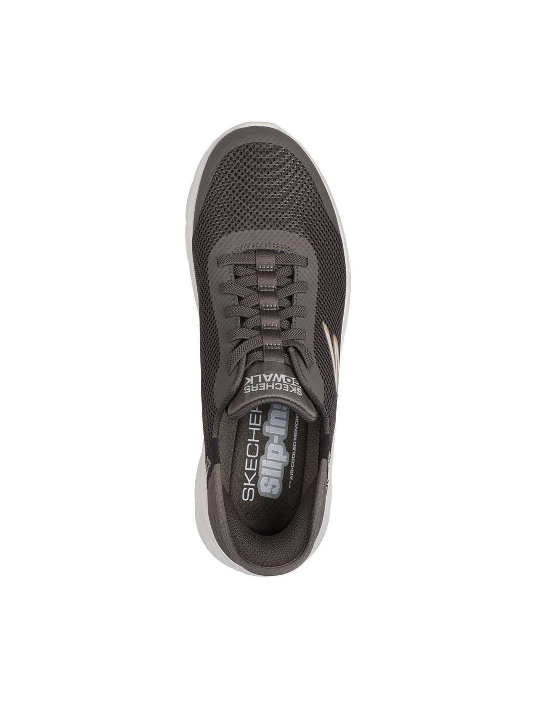 Zapatillas Skechers Slip-ins Go Walk Flex marron de hombre
