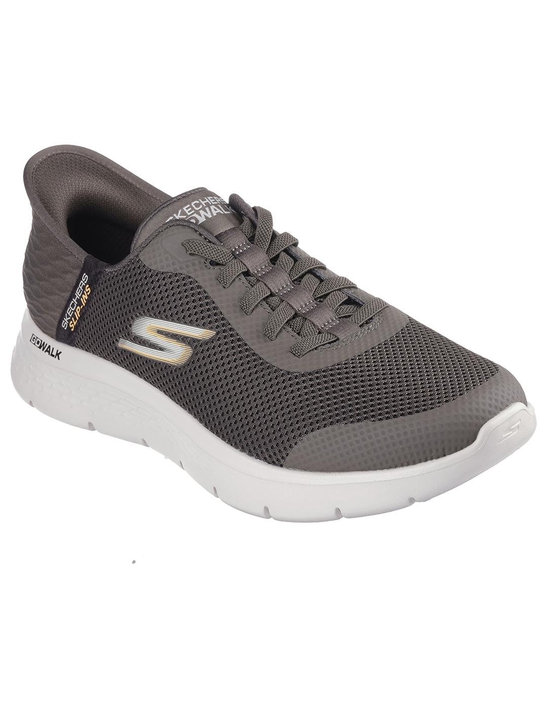 Zapatillas Skechers Slip-ins Go Walk Flex marron de hombre