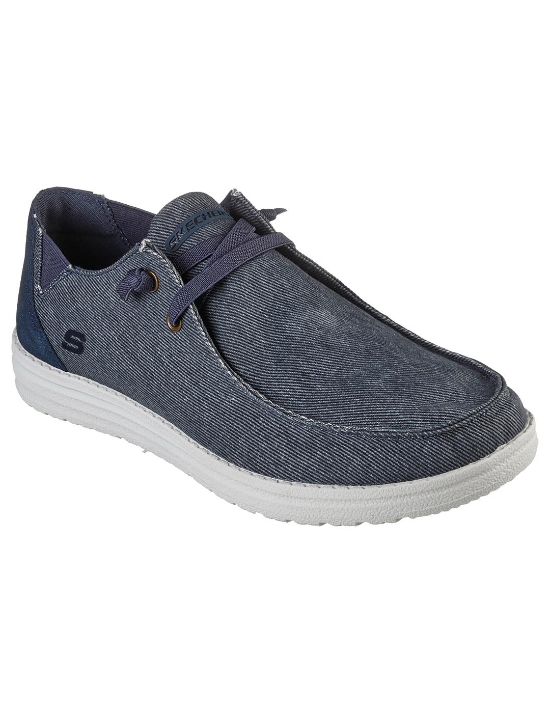 Zapatillas Skechers Melson Raymon azul de hombre