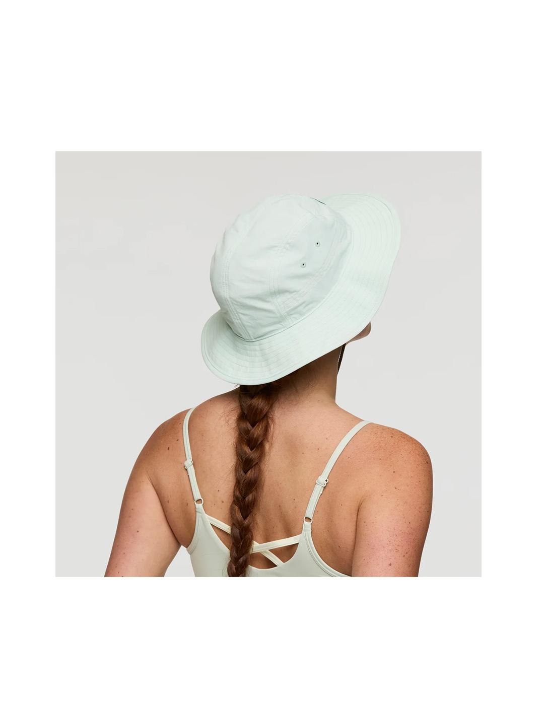 Gorro Cotopaxi Tech Bucket verde de hombre y mujer