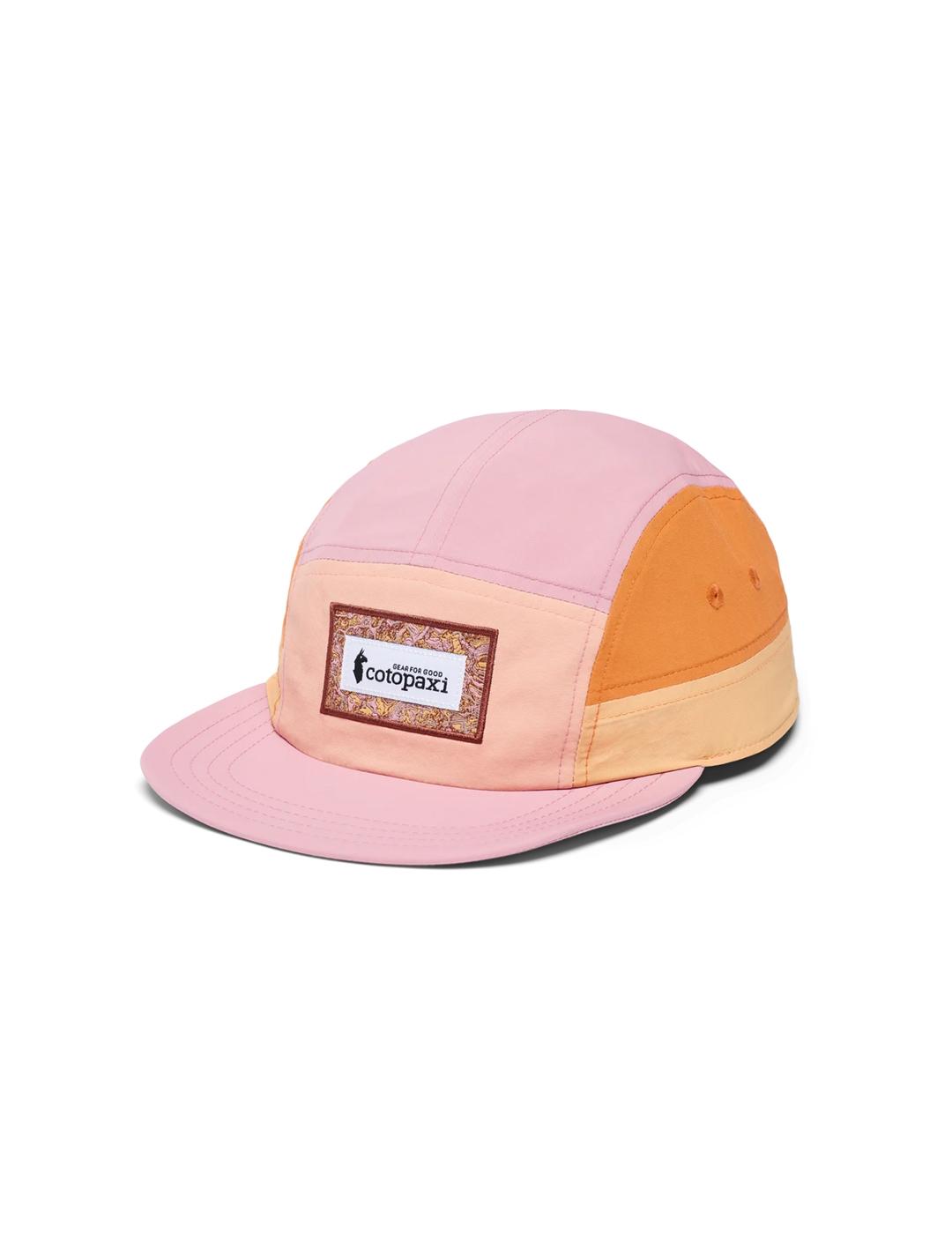 Gorra Cotopaxi Altitude Tech 5 rosa naranja hombre y mujer