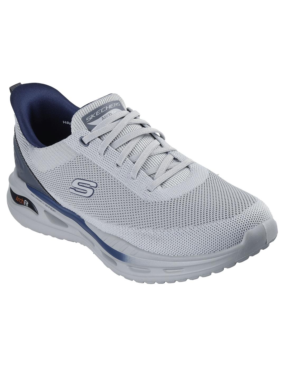 Zapatillas Skechers Arch Fit Orvan Kincade gris de hombre