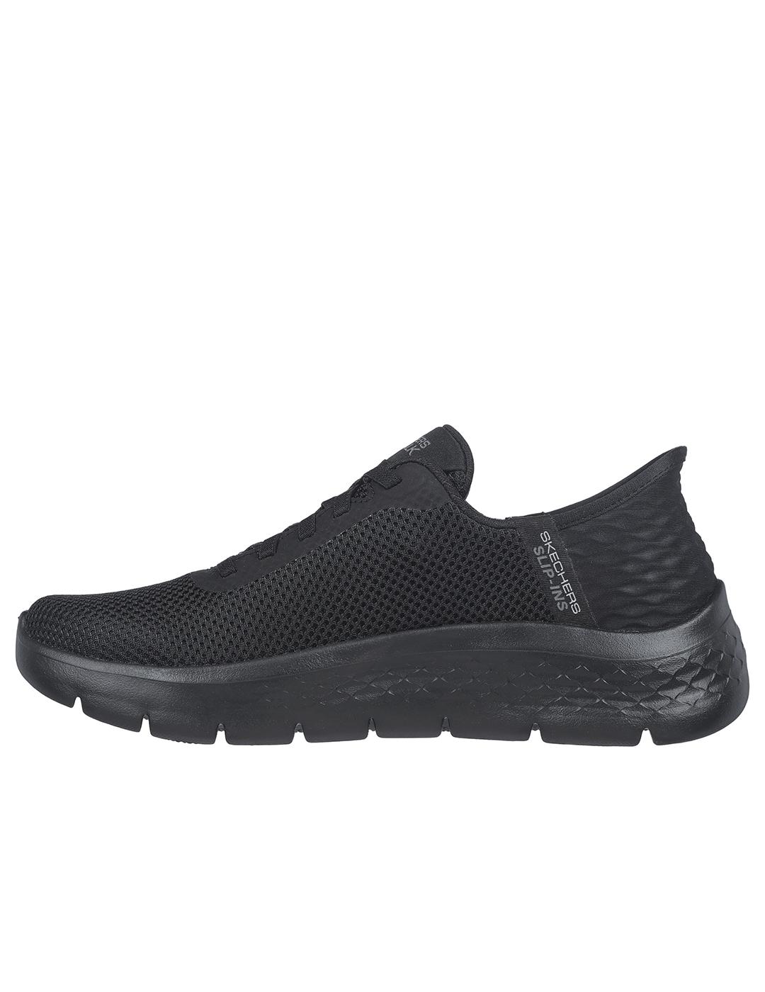 Zapatillas Skechers Slip-ins Go Walk Flex negra de mujer