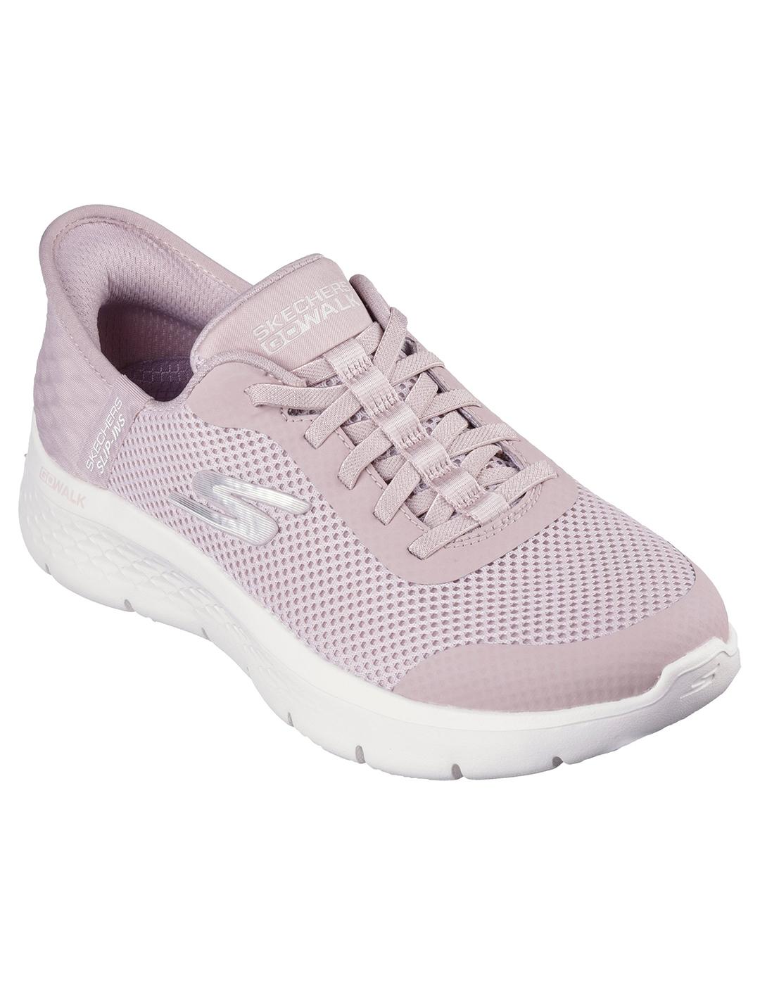 Zapatillas Skechers Slip-ins Go Walk Flex rosa de mujer