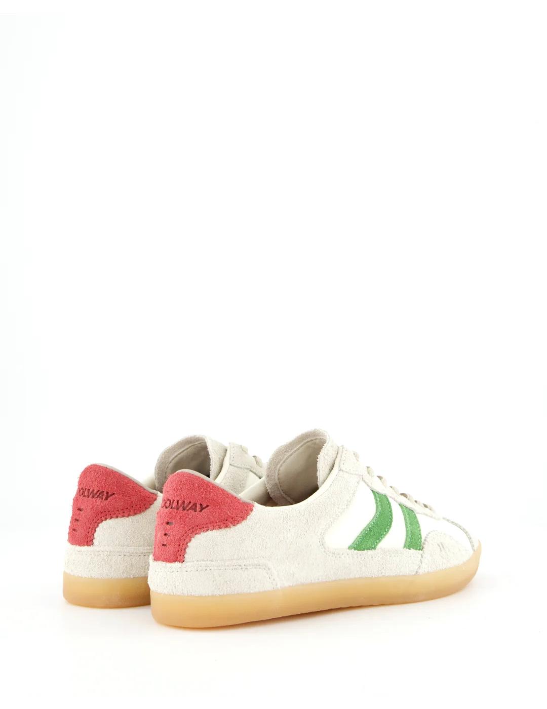 Zapatillas Coolway Kizuna Ice Green blancos de mujer