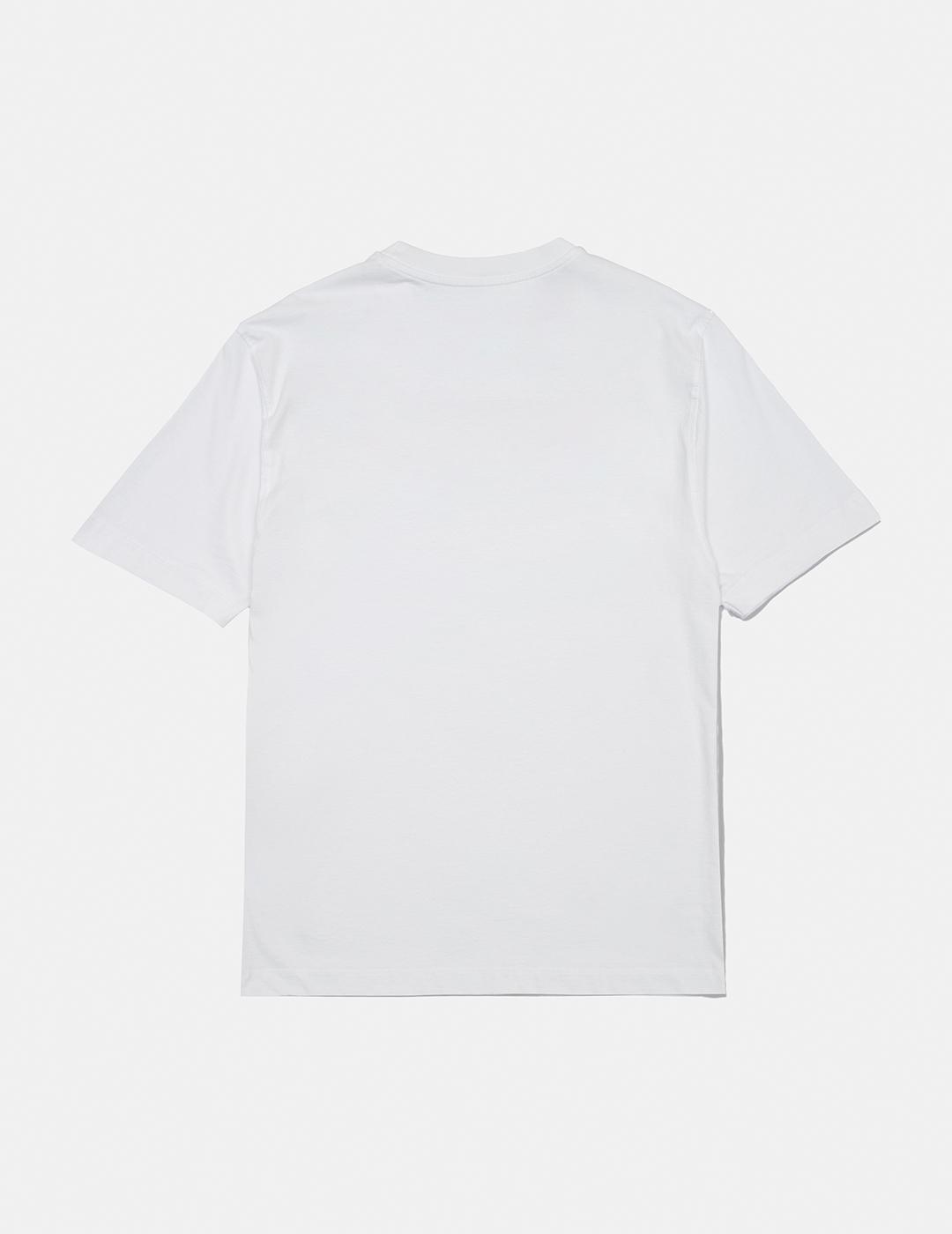 Camiseta Edmmond Tennis Courts blanca de hombre