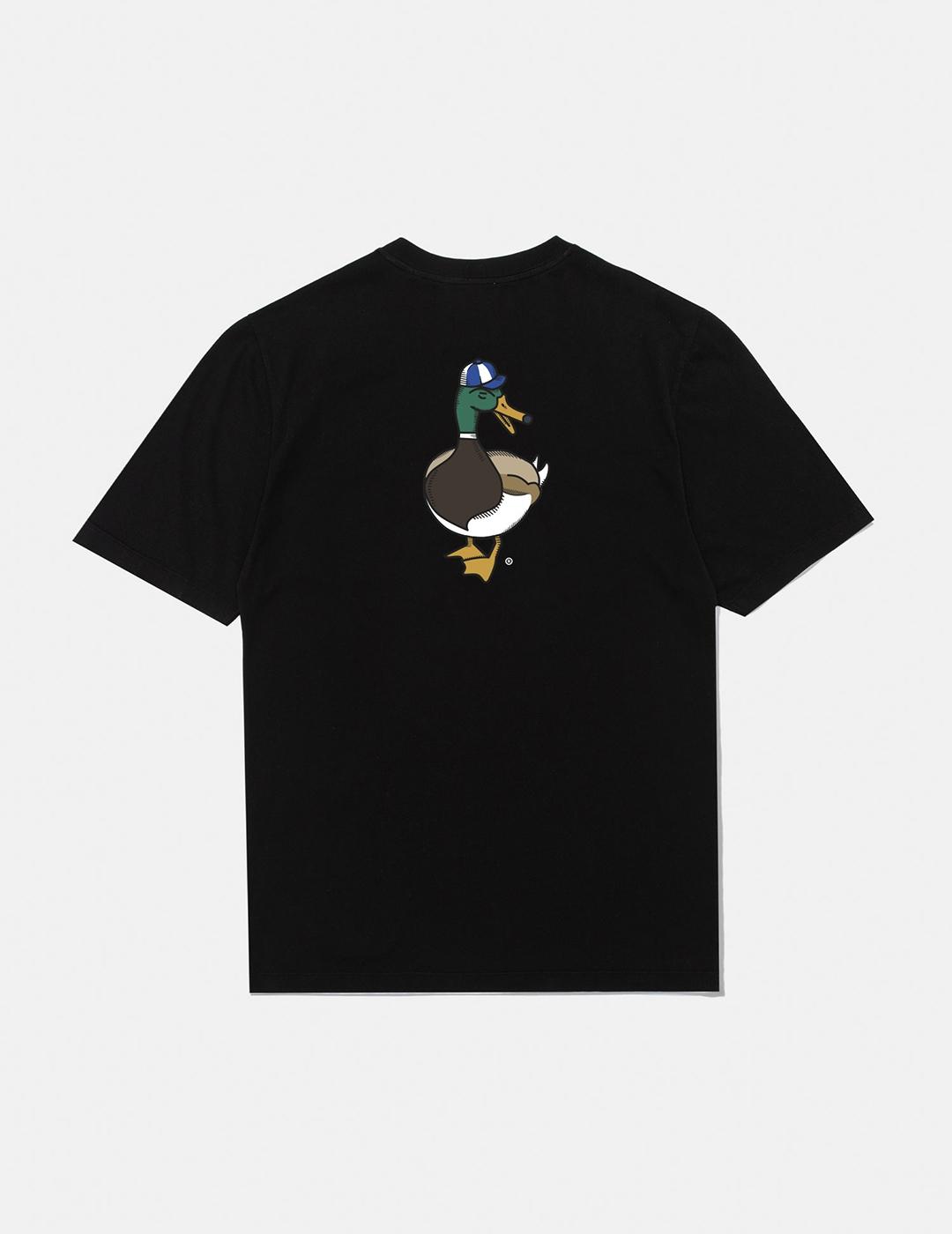 Camiseta Edmmond Duck Recreation negra de hombre