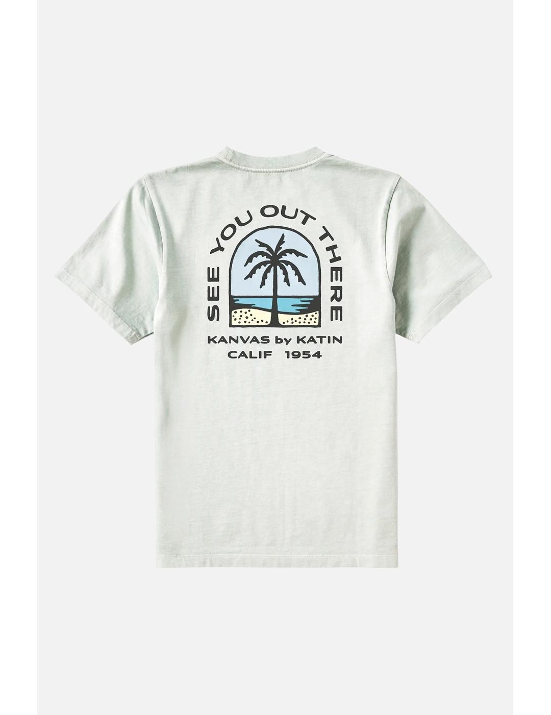 Camiseta Katin Passage verde claro de hombre