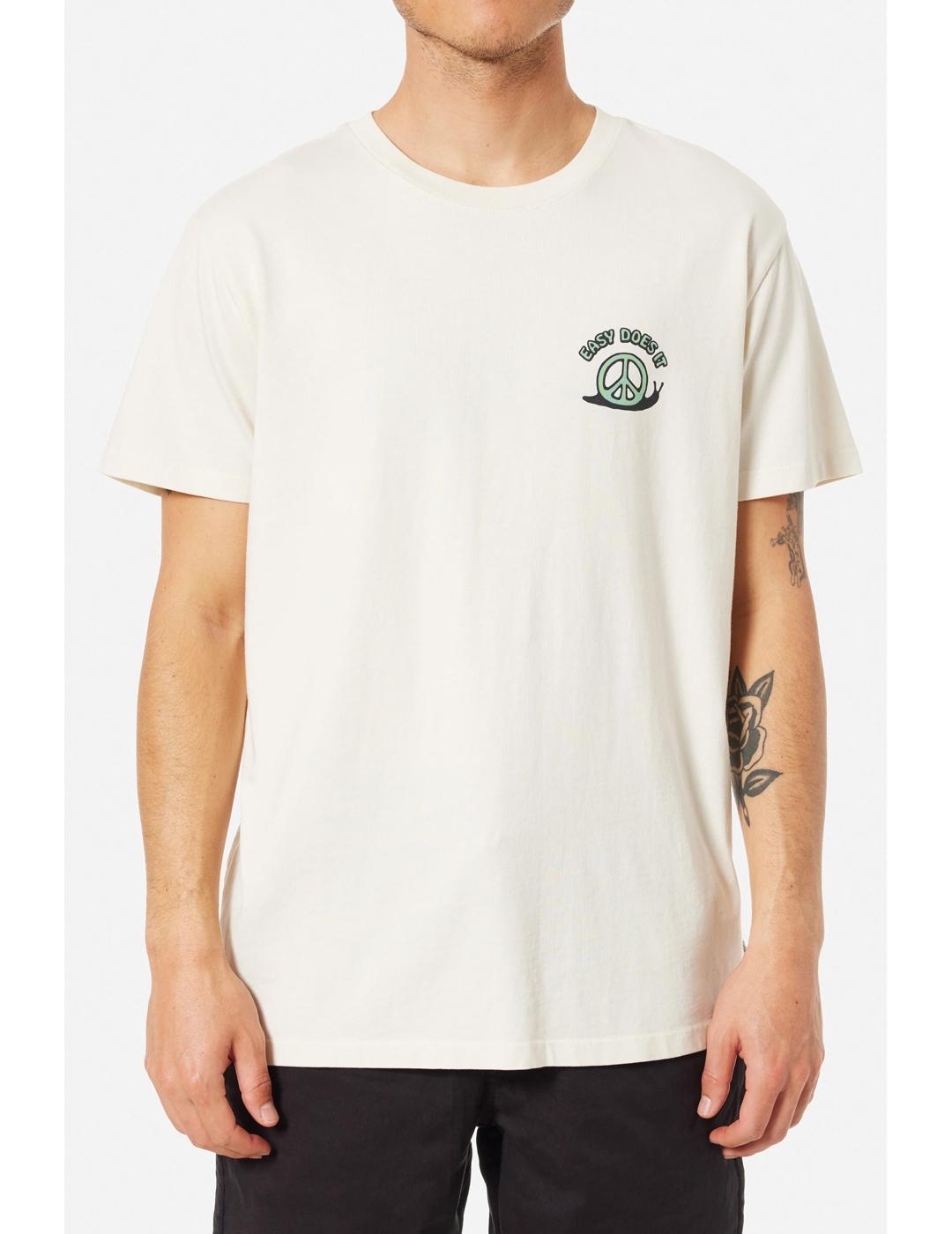 Camiseta Katin Snail blanco vintage de hombre