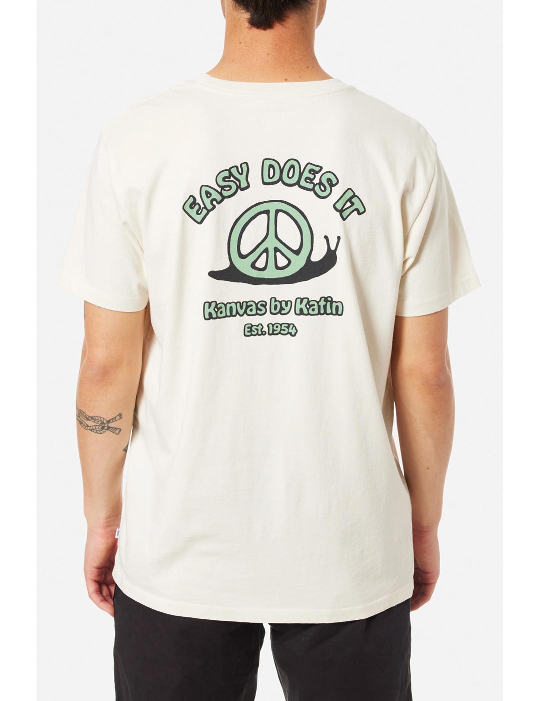 Camiseta Katin Snail blanco vintage de hombre