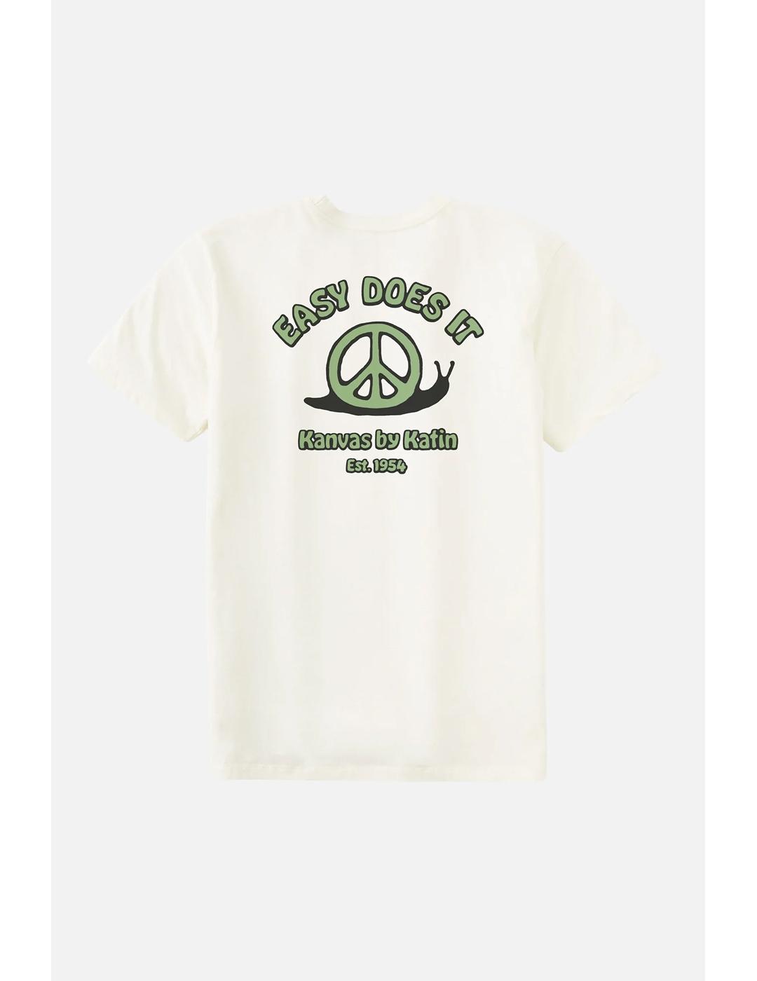 Camiseta Katin Snail blanco vintage de hombre