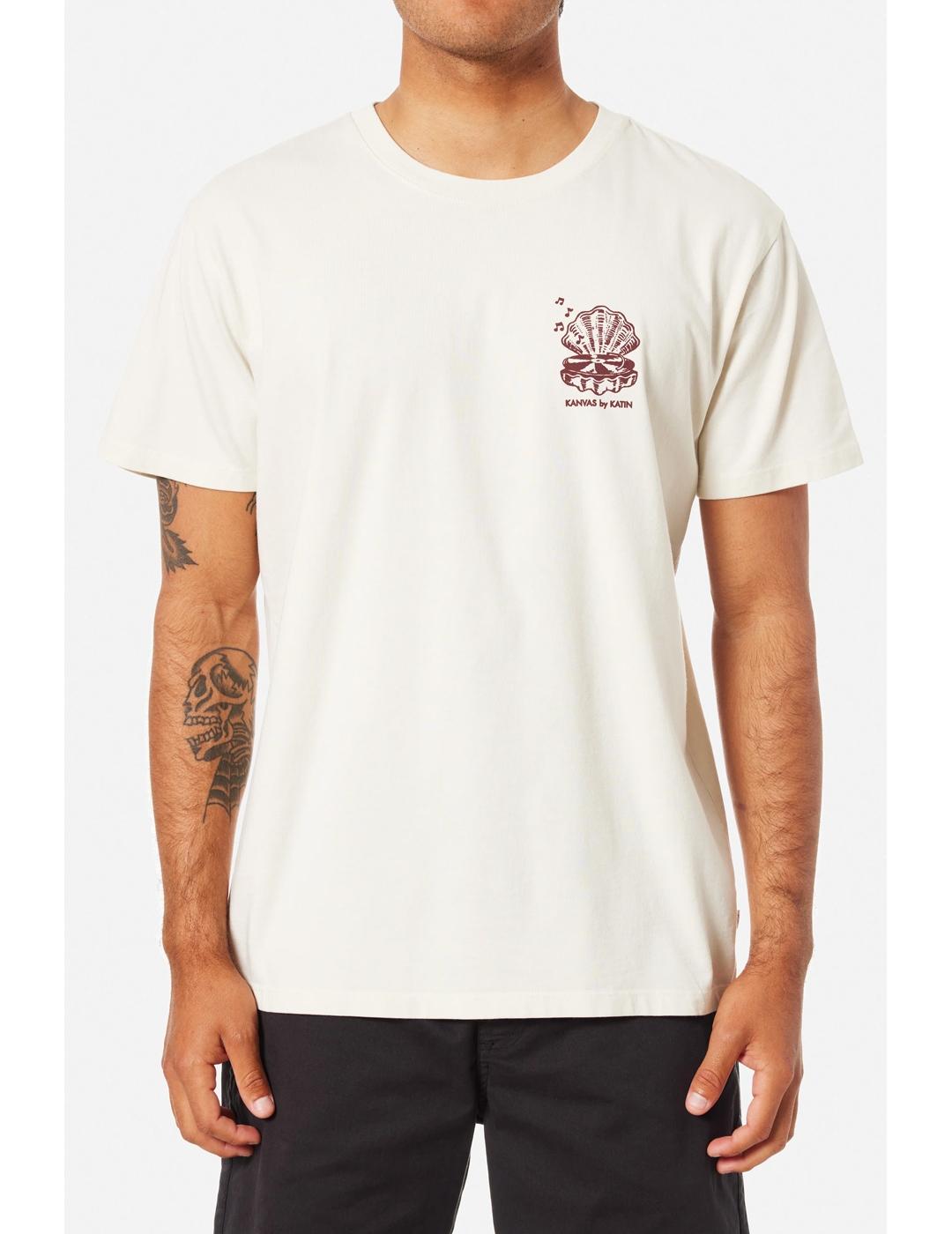 Camiseta Katin Vibrations blanca vintage de hombre