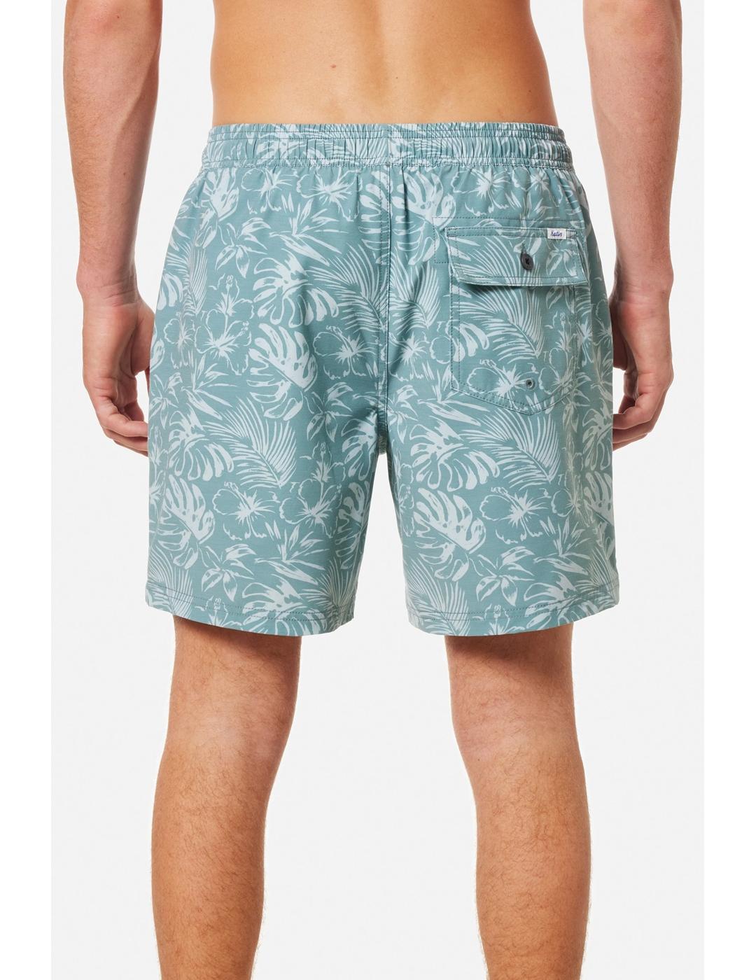 Bañador Katin Moco Volley verde claro de hombre