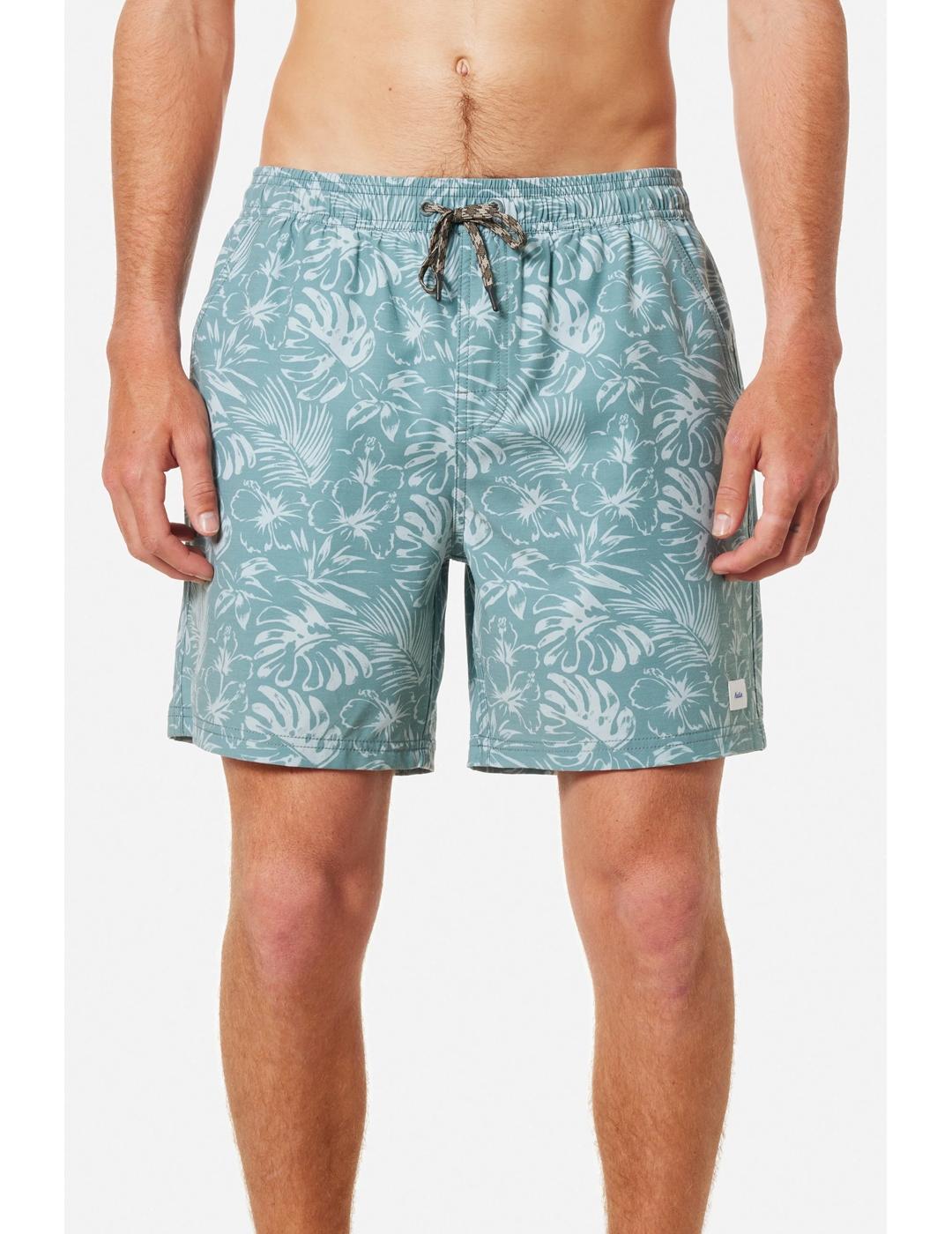 Bañador Katin Moco Volley verde claro de hombre