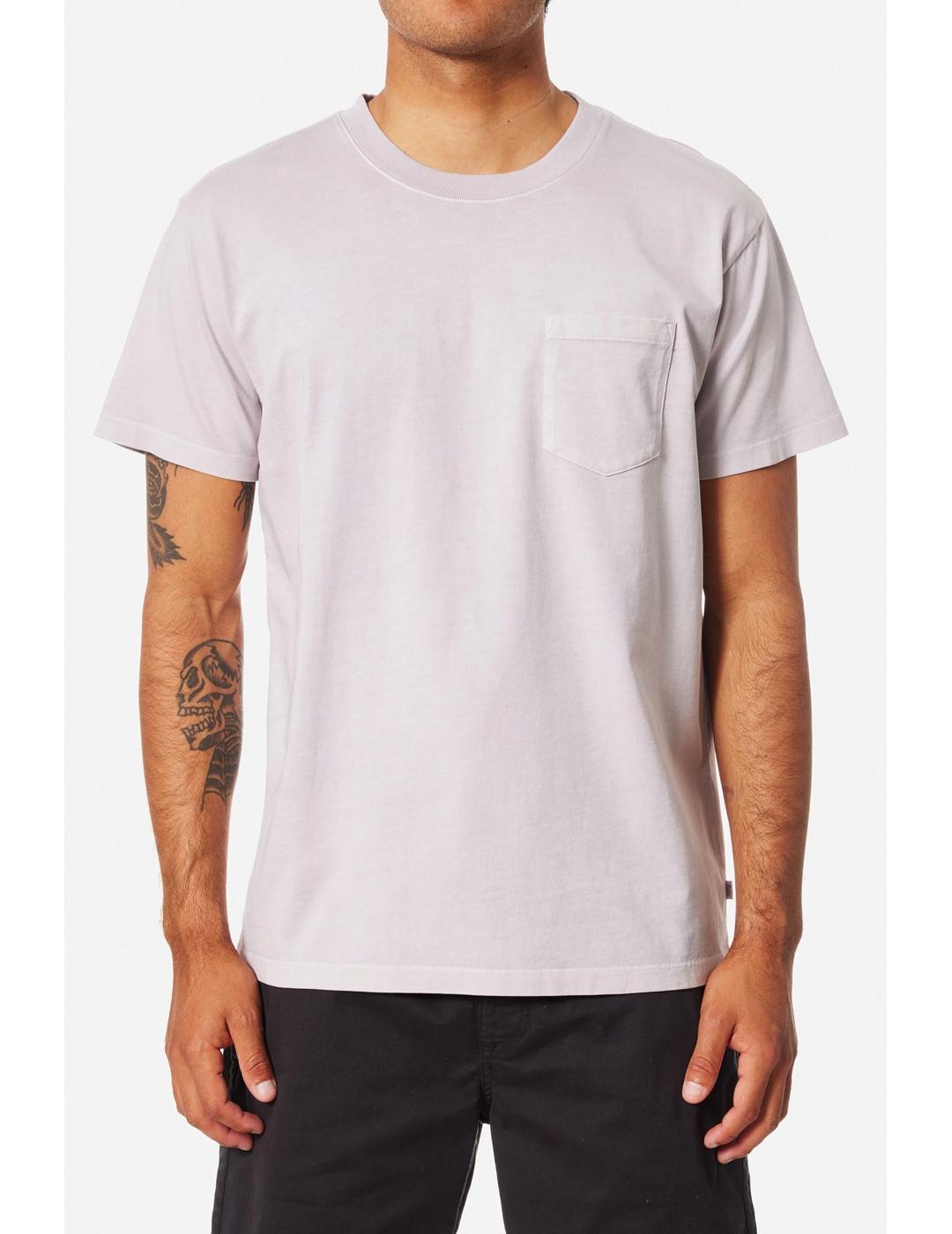 Camiseta Katin Base malva lavada de hombre